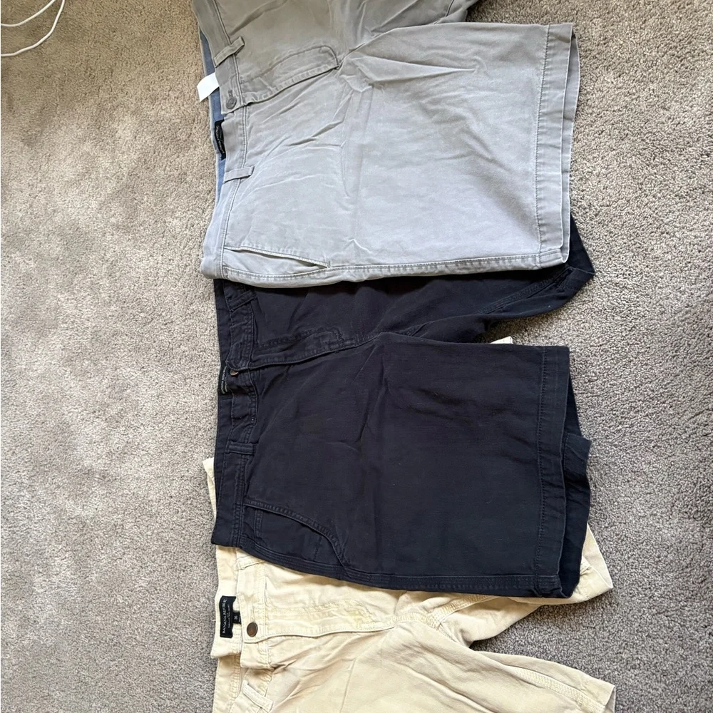 Banana Republic Pants Trio in Black, Beige, Light Gray